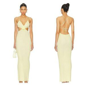 MORE TO COME Kacey Maxi Dress Baby Yellow